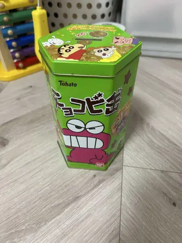 크레용 신짱 초코비 캔