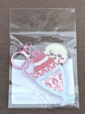 치이카와 랜드 치이카와 랏코 샤카샤카 키링 딸기 파르페