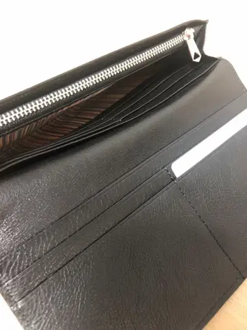 명작 미사용 폴스미스 가죽 장지갑 블랙 검정 소가죽 멀티 스트라이프