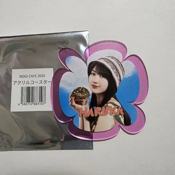 노기자카46 카키 하야카 아크릴 코스터 NOGI CAFE 2025