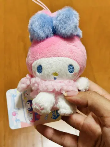 마이멜로디 봉제 인형 키링 약 10cm