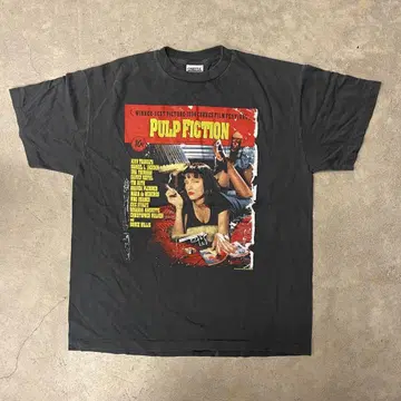 Pulp Fiction 티셔츠 X-LARGE 블랙