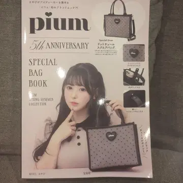 pium [피움] 도트 튤 스퀘어 백