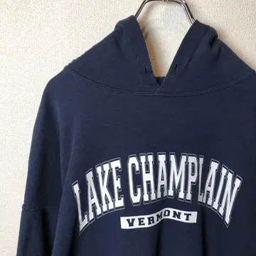 GILDAN LAKE CHAMPLAIN VERMONT 후드티 네이비