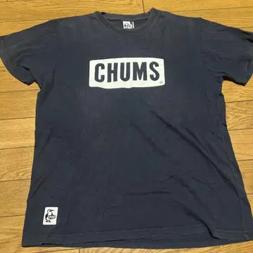 CHUMS 다크 블루 티셔츠 S