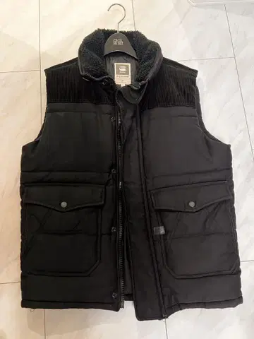 G-STAR RAW 블랙 다운 베스트 XL
