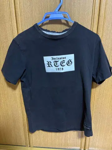 RTEG 1978 블랙 티셔츠