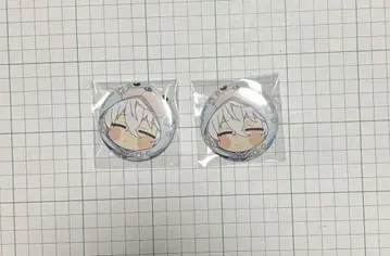 블루 록 플라워 베어 캔뱃지 나기 세이시로