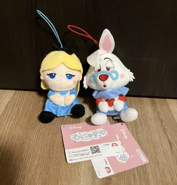 무냐스야 마스코트 앨리스 화이트 토끼 봉제 인형