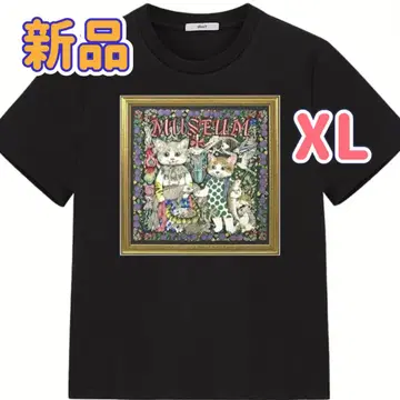 새상품 히구치 유코 고양이 티셔츠 XL