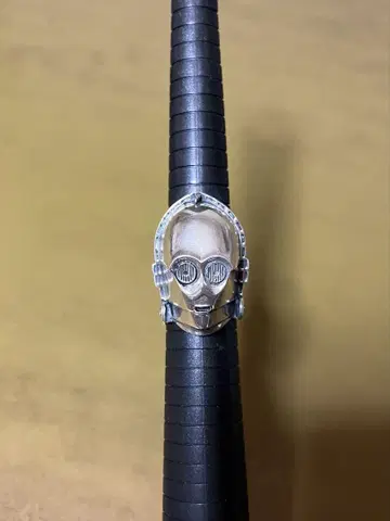 Jap 공방 스타 워즈 C-3PO 실버 반지 19호 새상품급