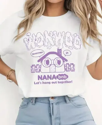 NANA bnb 나나 투어 티셔츠 원우 세븐틴 세부치