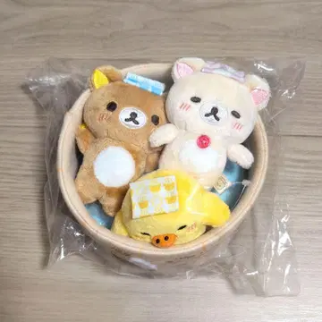 리락쿠마의 온천 장면 봉제 인형