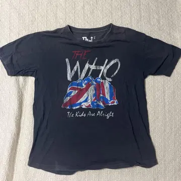 THE WHO 공식 티셔츠 2017년 제작 L 자후 티셔츠