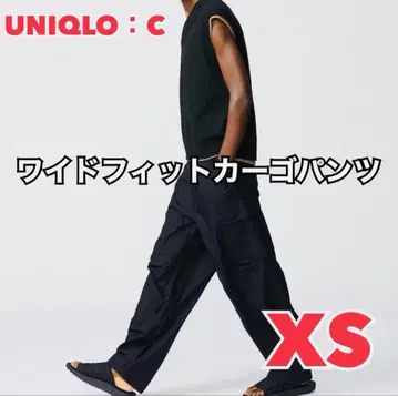 유니클로 UNIQLO / 유니클로 C 와이드 핏 카고 팬츠 XS
