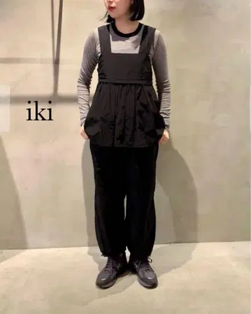 iki 이부키 염색 드로 코드 팬츠