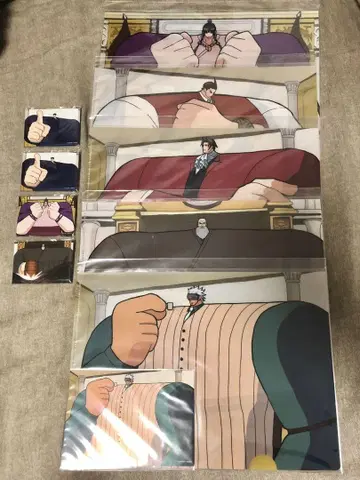 역전재판 카푸 복권 sattou 캔뱃지 클리어 파일 묶음 판매