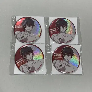 히프노시스 마이크 LIVE ANIMA 홀로그램 캔뱃지 야마다 이치로 4개