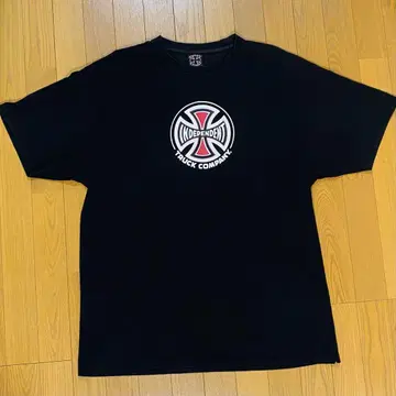 스케이트 Independent 티셔츠 블랙 XL 스케이트보드