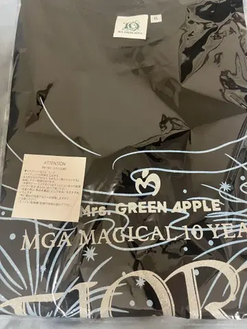 Mrs. GREEN APPLE 10주년 기념 티셔츠 XL 피요르드 티셔츠