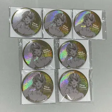 히프노시스 마이크 LIVE ANIMA 홀로그램 캔뱃지 아메무라 란수 7개