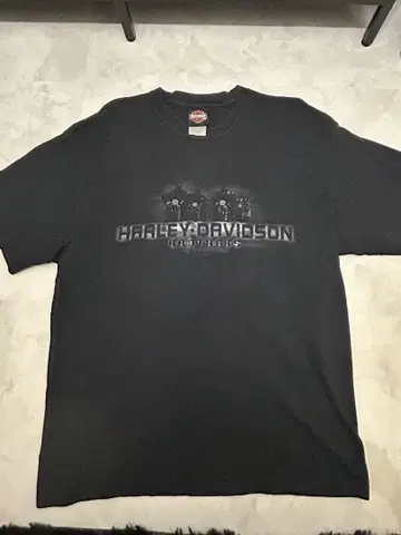 할리데이비슨 티셔츠 Hanes BEEFY