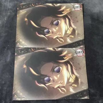 코쵸우 시노부 런천 매트 2개 귀멸의 칼날 카페 ufotable cafe