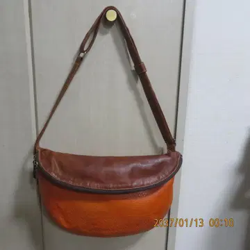 ALBERO 오렌지 브라운 숄더백