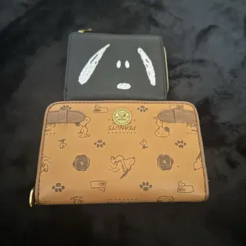 스누피 접이식 지갑