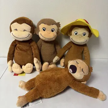 오자루의 조지 봉제 인형 전체 길이 약 40cm 4개
