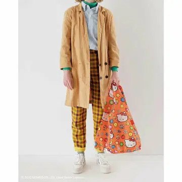 새상품 BAGGU 바구 스탠다드 에코백 헬로키티 에디션