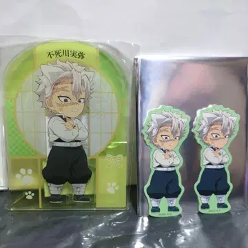 귀멸의 칼날 난자 타운 아크릴 보드 시나즈가와 사네미 다이 컷 스티커