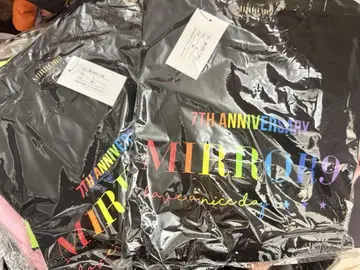 7TH ANNIVERSARY 티셔츠 블랙 레인보우 L.M 세트