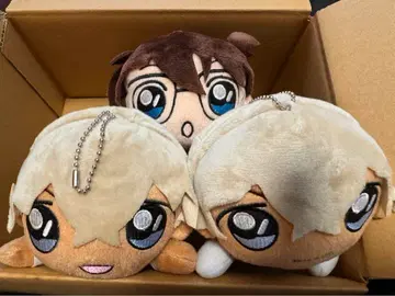 명탐정 코난 누워 있는 봉제 인형 아마무 토오루 수트 코난 6개 세트