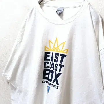길단 이스트 코스트 박스 챔피언쉽 티셔츠 화이트 화이트 XL 구제 의류