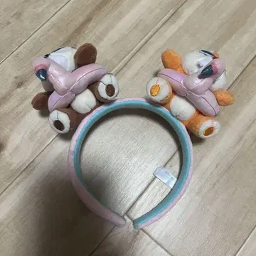 칩과 데일 튜브 디자인 머리띠 디즈니 씨