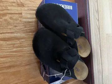 버켄스탁 블랙 슬립온 24cm