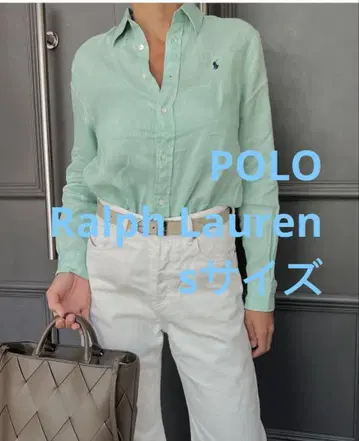 POLO 폴로 셔츠 블라우스 클래식 핏 린넨 셔츠 린넨 100%