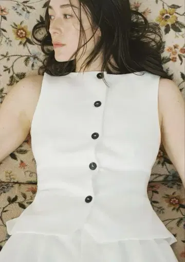 자라 페플럼 베스트 린넨 100% ZW COLLECTION