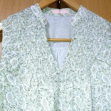 armoire caprice 페이즐리 무늬 슬리브리스 롱 원피스 M