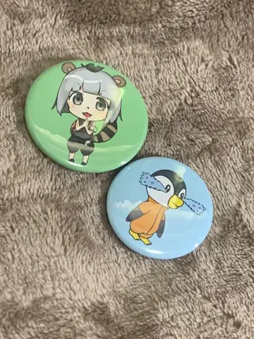 퐁코와 저리 펭귄 핀 배지 세트