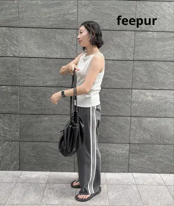 feepur 사이드 라인 이지 팬츠