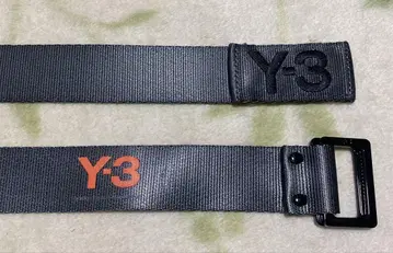 Y-3 그레이 나일론 벨트