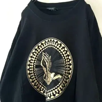 플라잉 호스 저지 미 핸드 티셔츠 2XL 블랙 검정 구제 의류