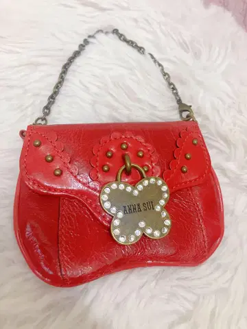 ANNA SUI 빨간색 코인 케이스