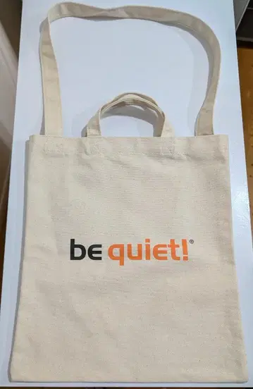 be quiet! 에코백 캔버스