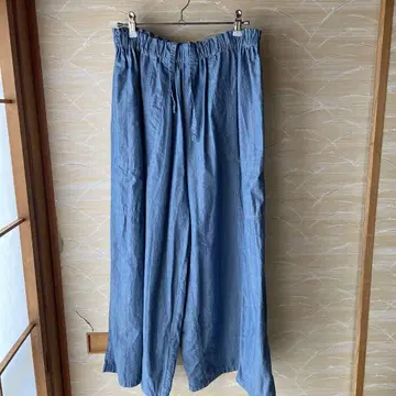 플랜테이션 와이드 팬츠