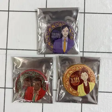 명탐정 코난 야마토 간스케 우에하라 유이 모로후쿠 타카아키 캔뱃지