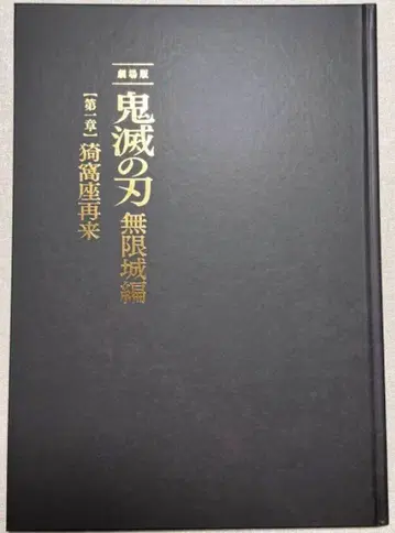 극장판 귀멸의 칼날 무한의 성편 최초 한정판 팜플렛