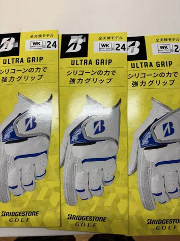 브릿지스톤 ULTRA GRIP 그로브 24cm 3장 왼쪽 손에 장착